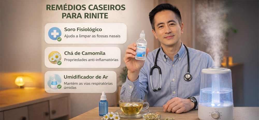 Remédios caseiros para rinite
